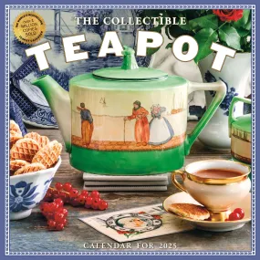 2025 Collectible Teapot Wall Calendar