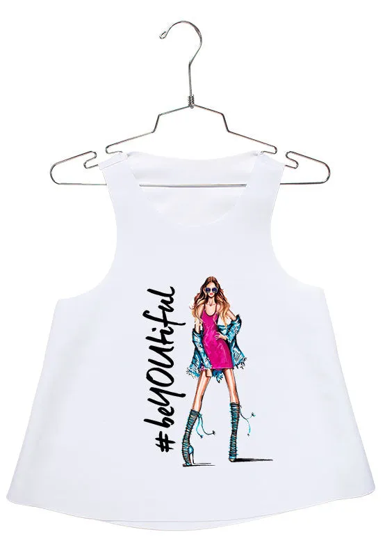 #BeYOUtiful - Pink Dress Racerback