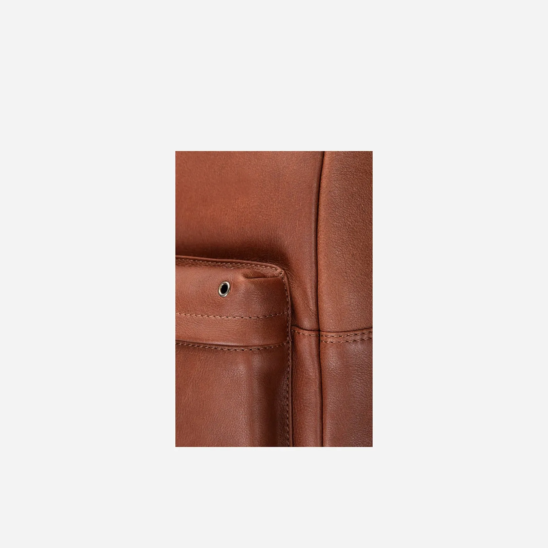 Brando Kudu Leather Laptop Backpack | Copper