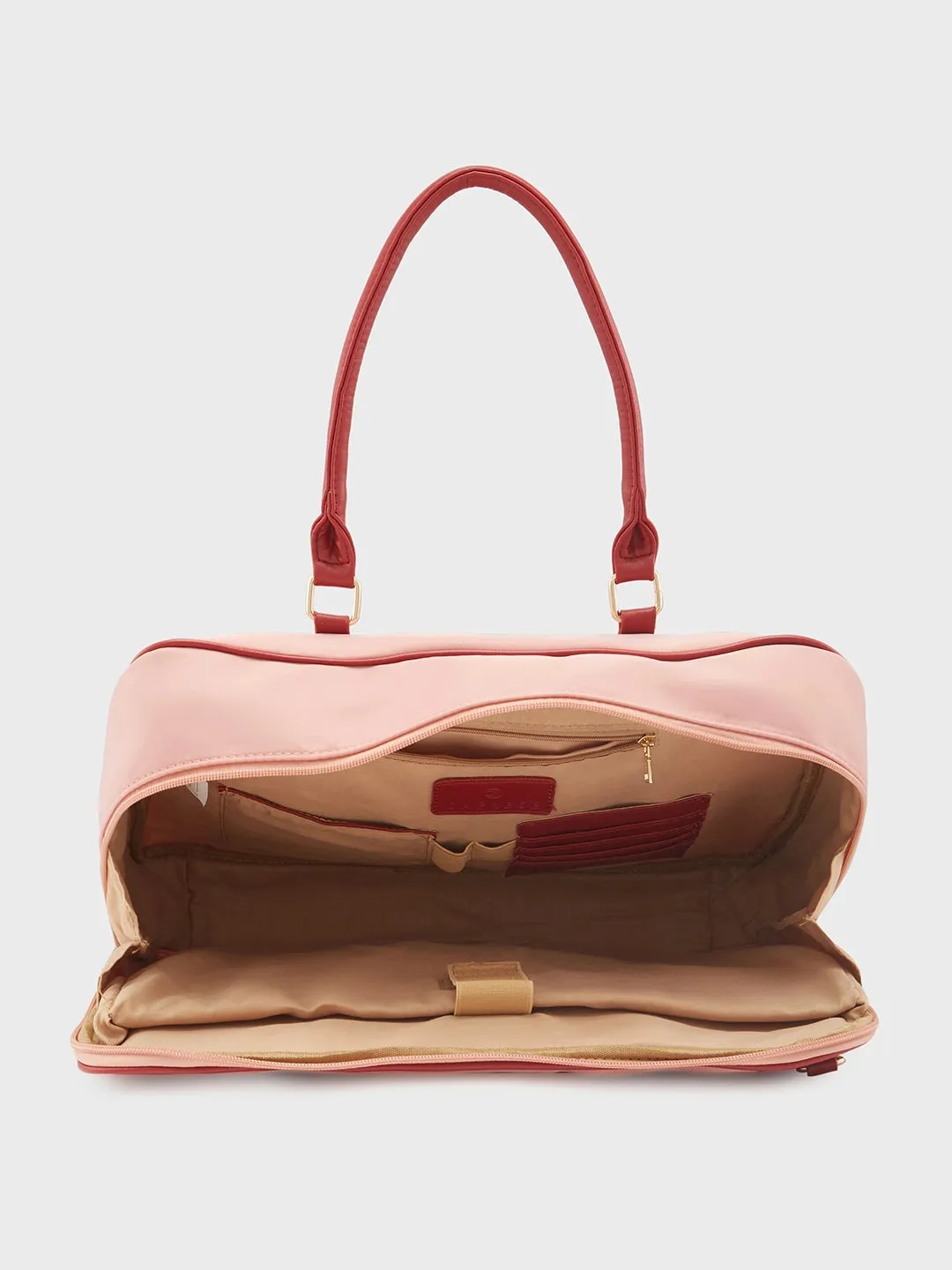 Caprese Jasper Laptop Bag Large Light Pink