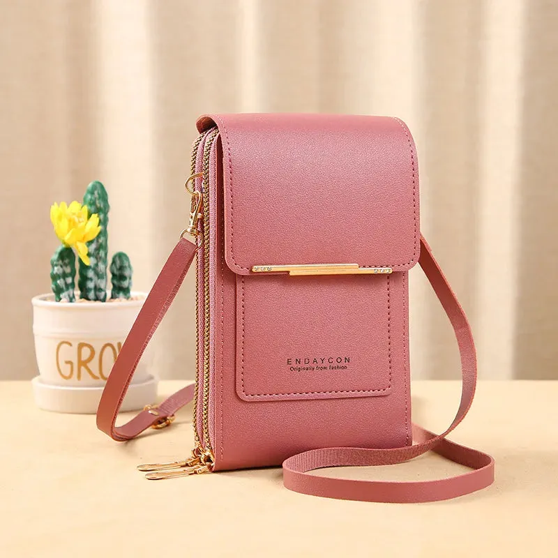 Cell Phone & Wallet Crossbody Purse Shoulder Bag