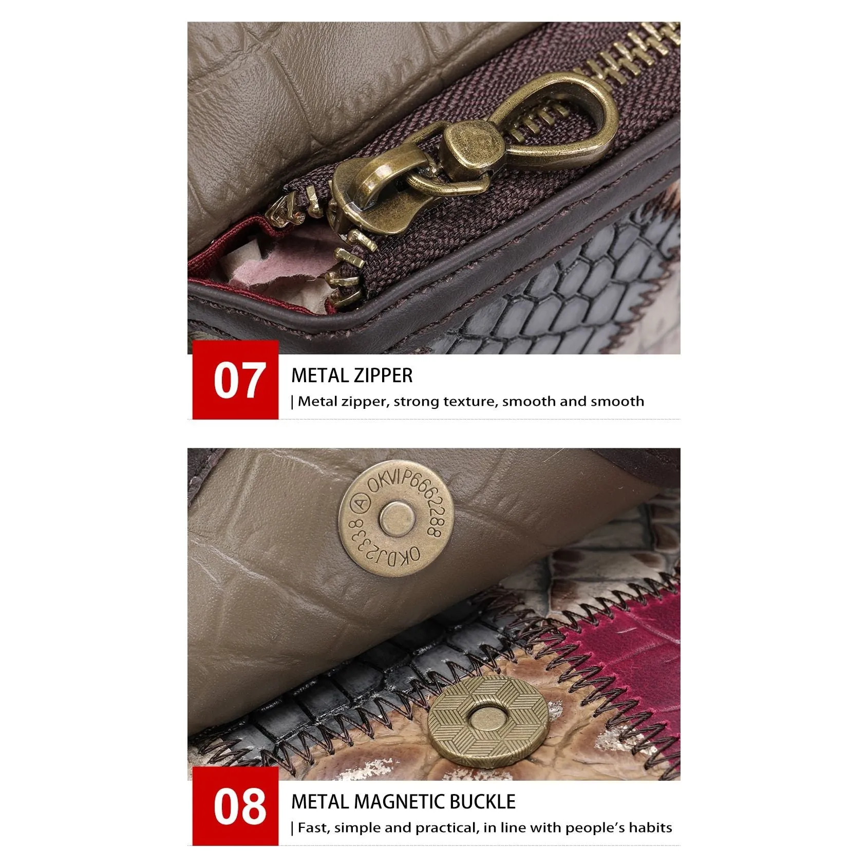 ChicLeather Patchwork Crossbody: Elegant and Fashionable