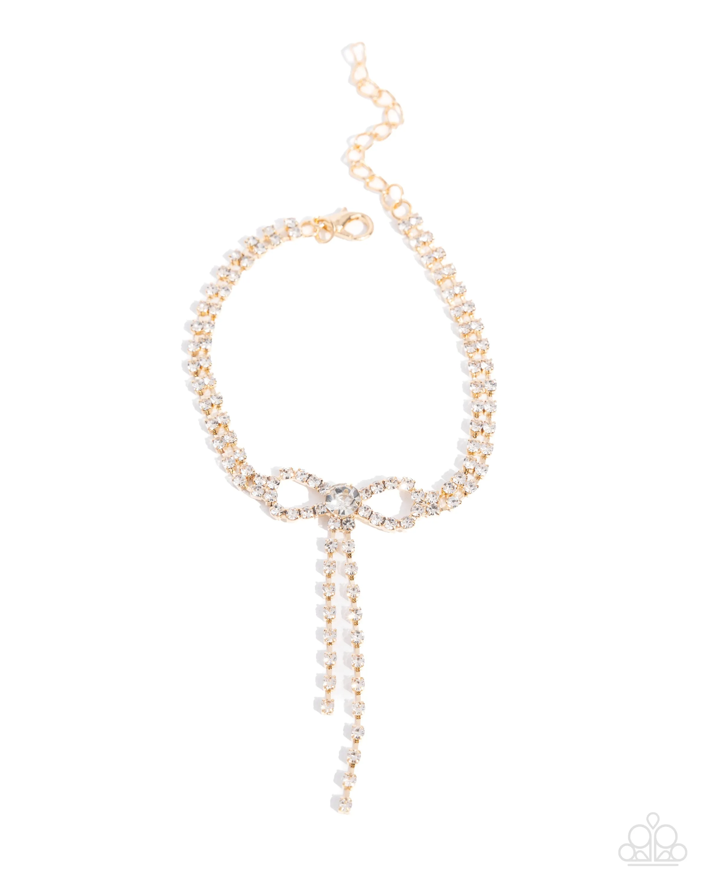 Complete Look -Gold Bow Necklace and Bracelet