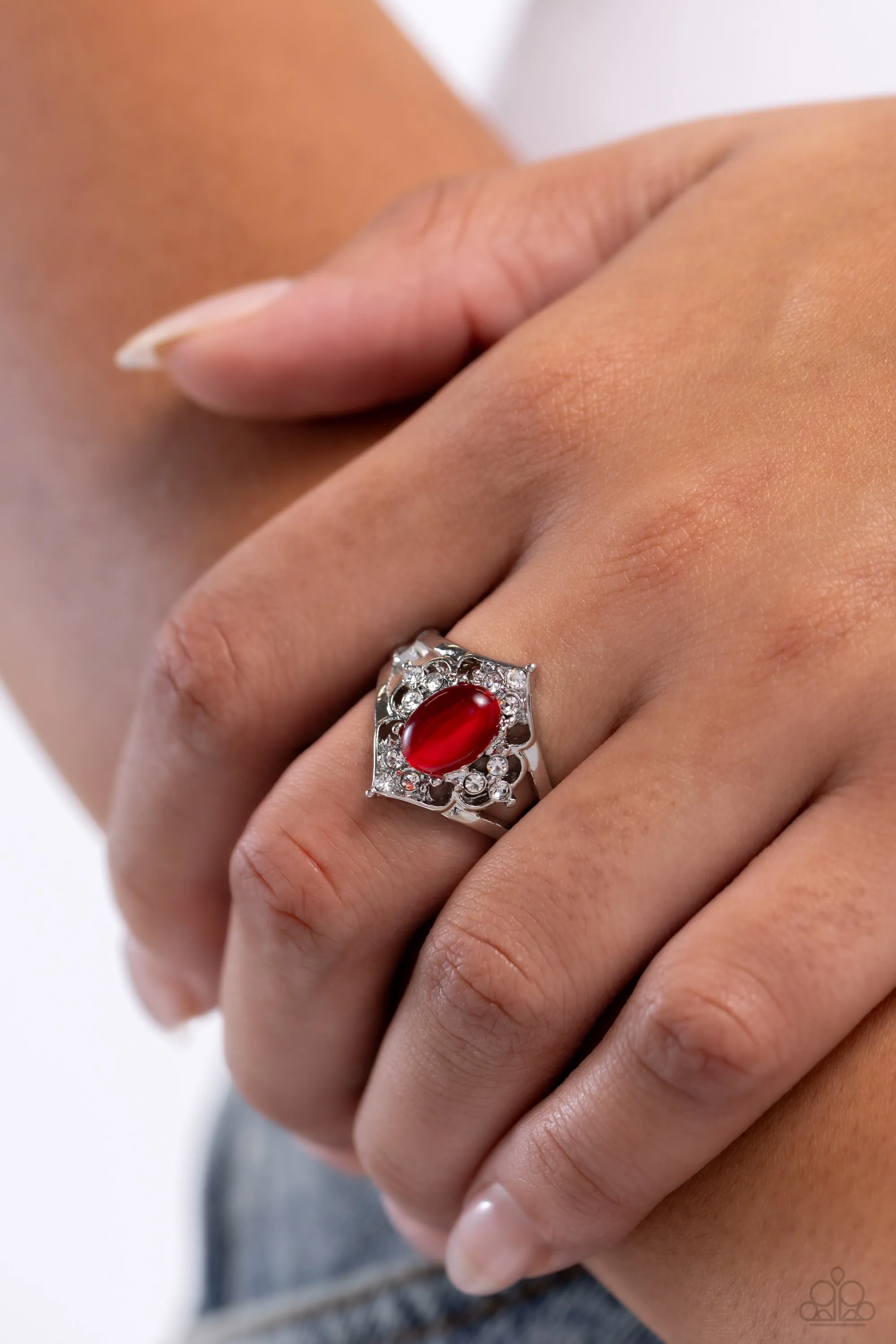 Countdown to Countess - Red Ring - Paparazzi Accessories