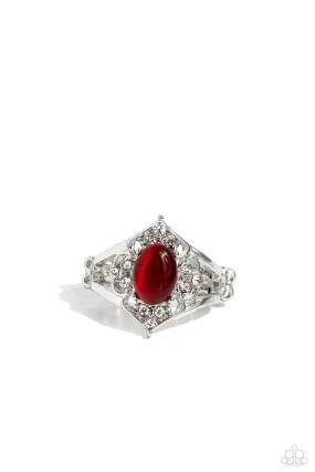 Countdown to Countess - Red Ring - Paparazzi Accessories