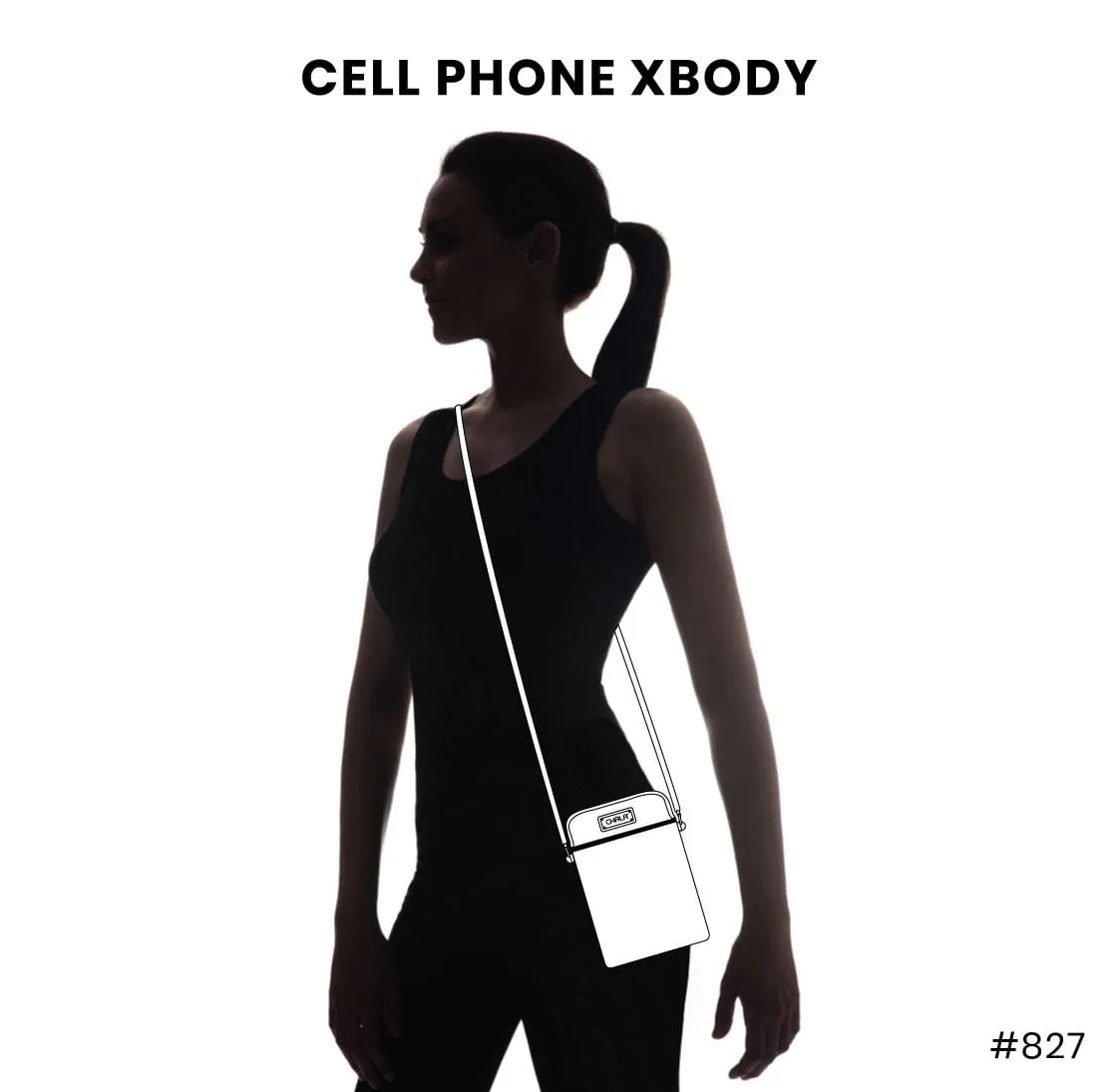 Dazzled Red Paw Print Cell Phone Crossbody by Chala-Vegan!