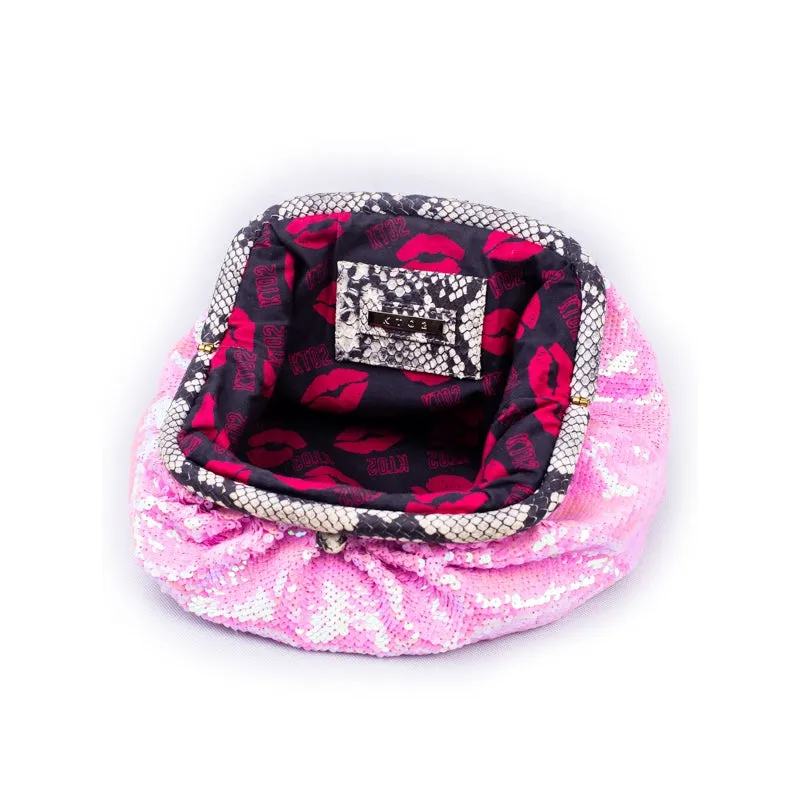 DISCO SNAP CLUTCH | PINK