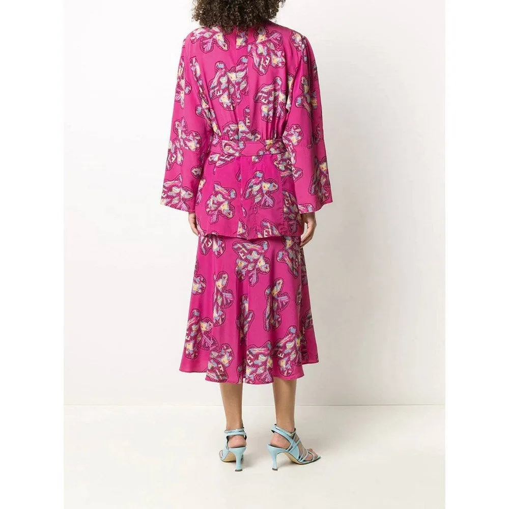 Fendi Pink Floral Suit - '70s