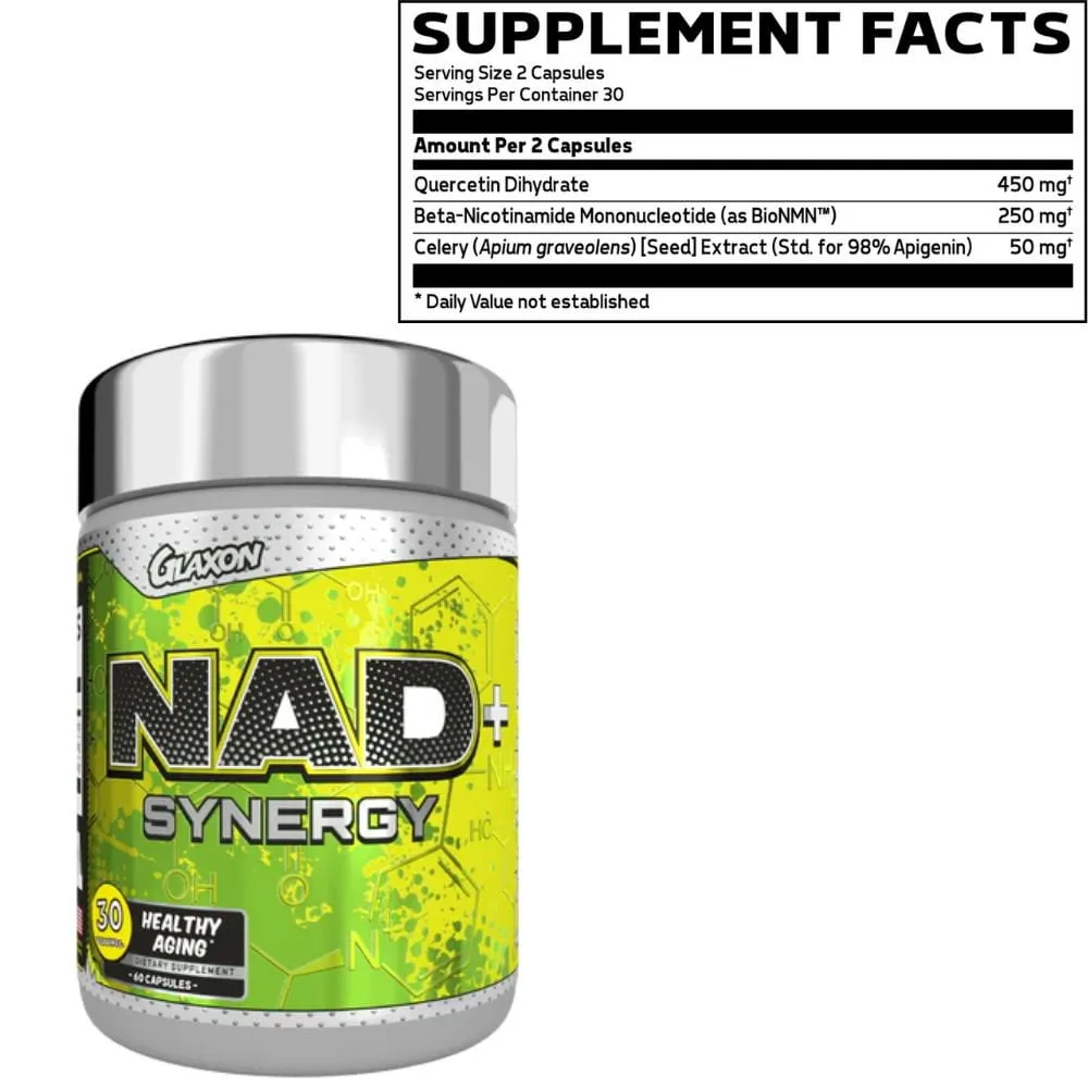Glaxon NAD  Synergy 60 Capsules