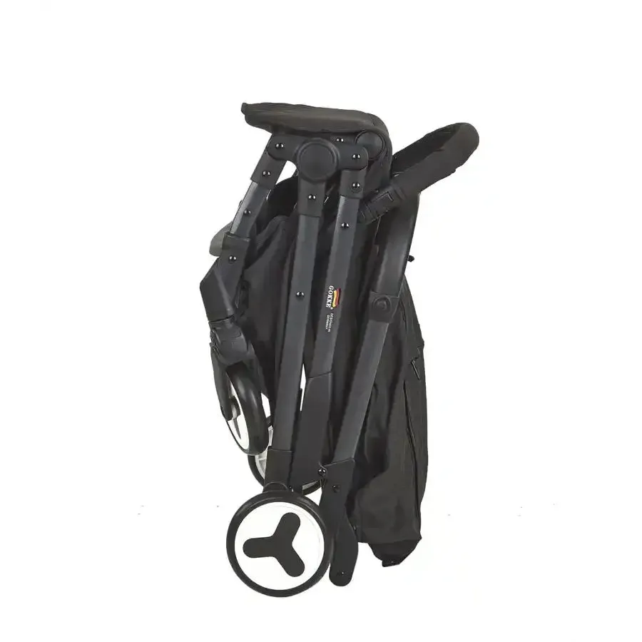 Gokke Compact Light Weight Baby Stroller (Black)