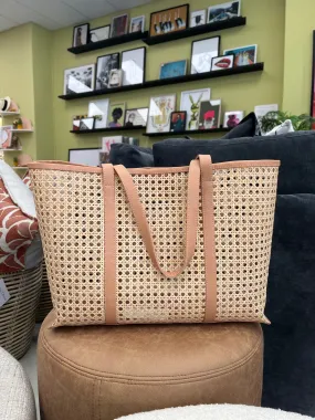 Handwoven Rattan Bag - Large