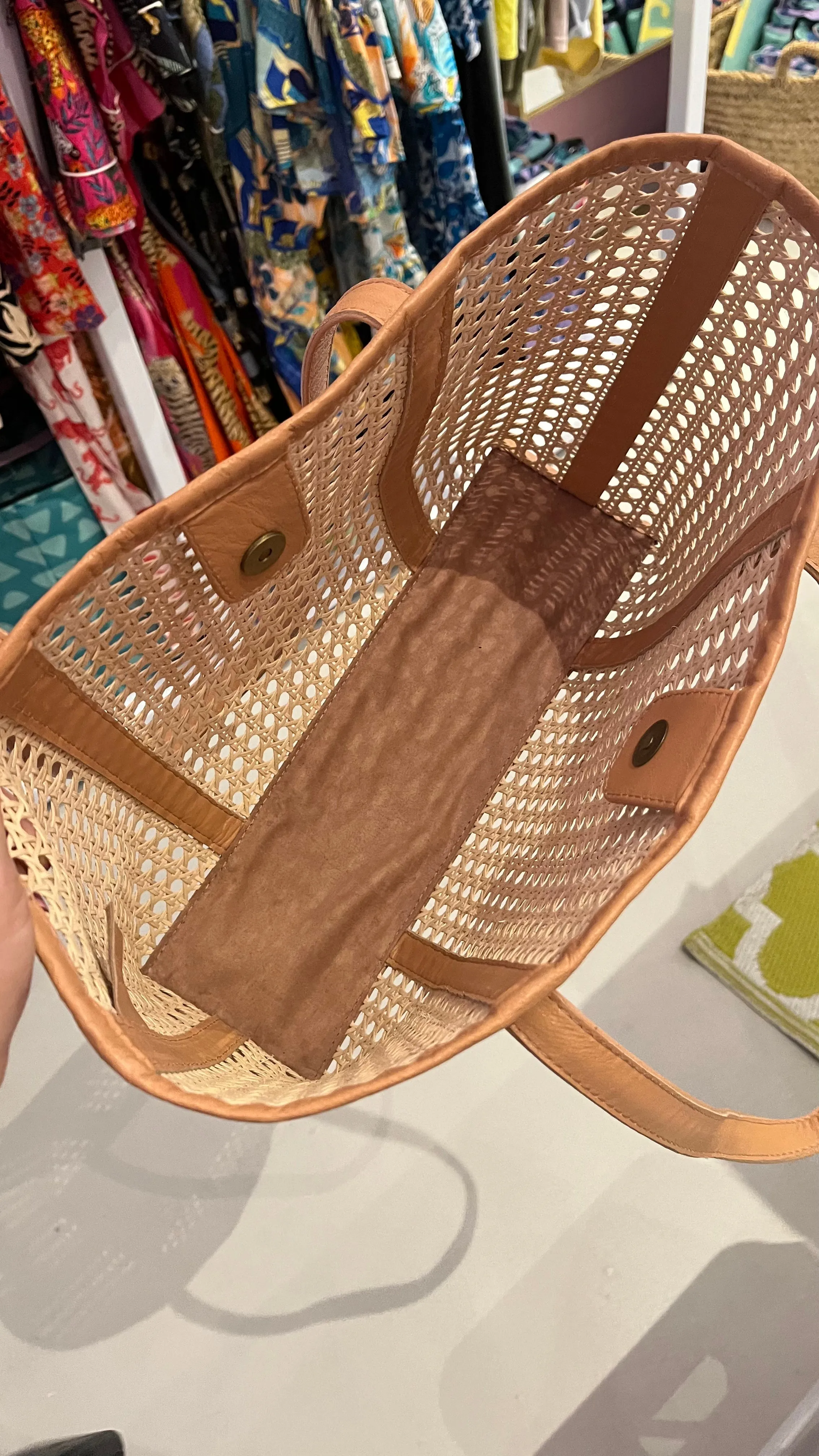 Handwoven Rattan Bag - Large