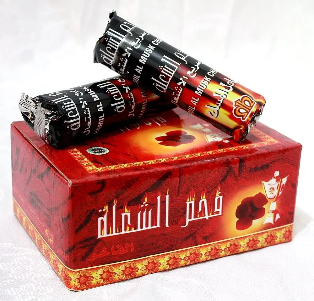 InfinitAu Charcoal Tablets for Burning Dhoop/Frankincense (Pack of 10 Roll (100 DISC))