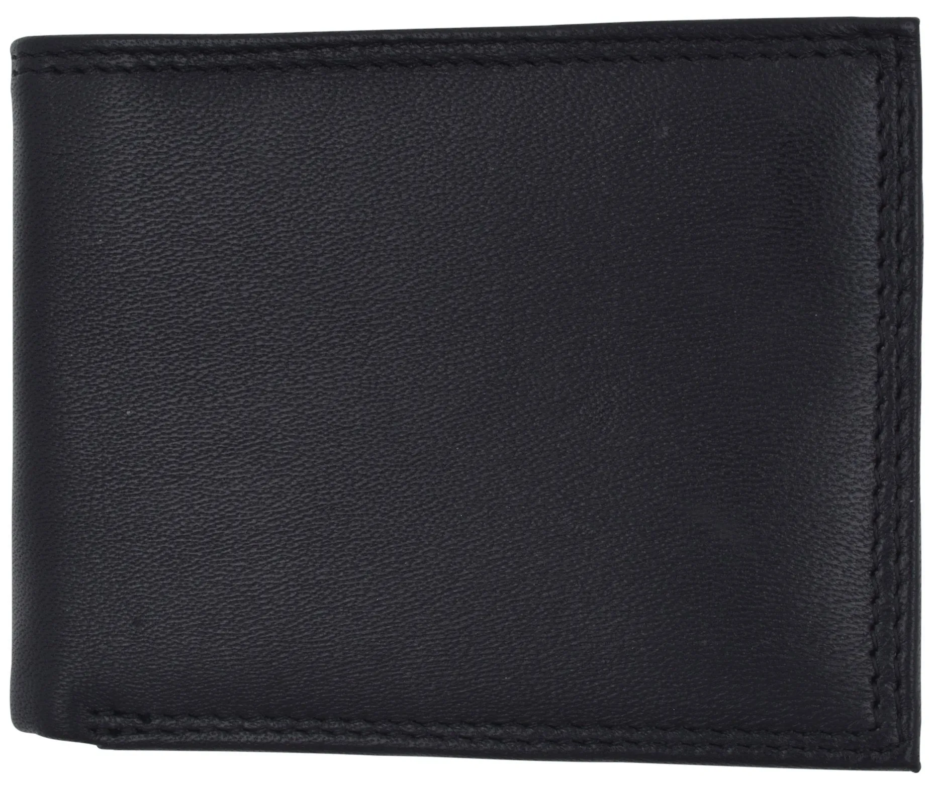 Men's Slim Bifold RFID Blocking Premium Genuine Leather Credit Card ID Wallet by Swiss Marshall RFID510060