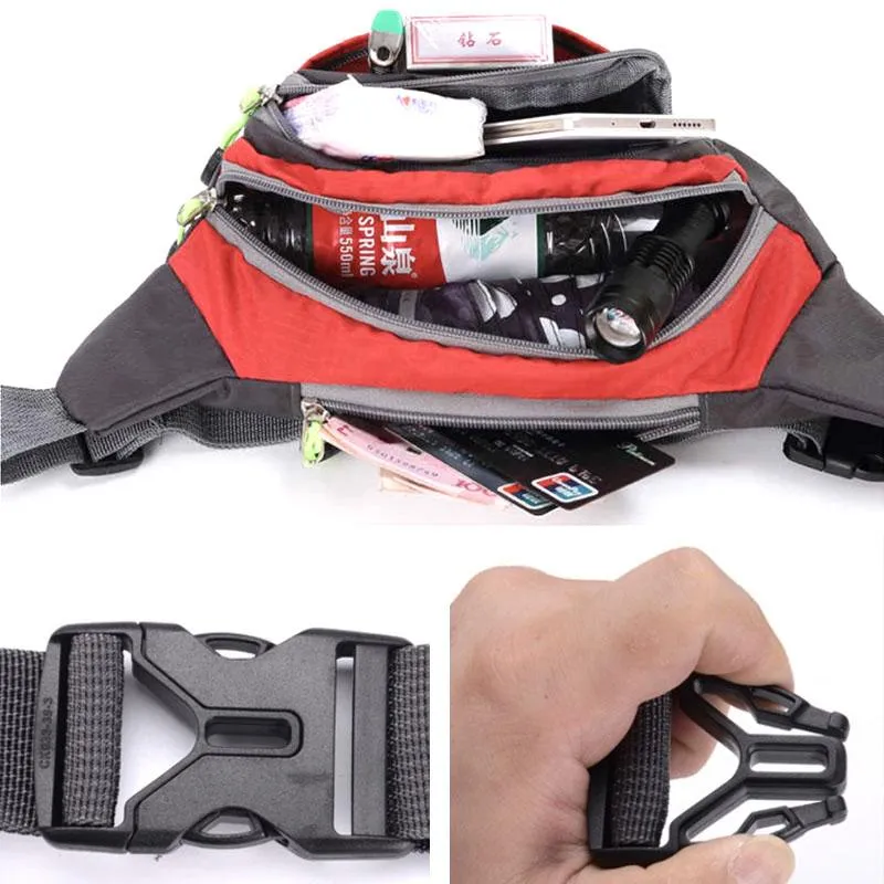 Multifunctional waist bag for active lifestyles
