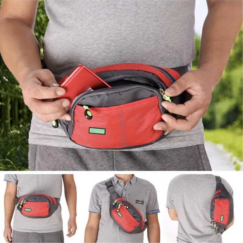 Multifunctional waist bag for active lifestyles