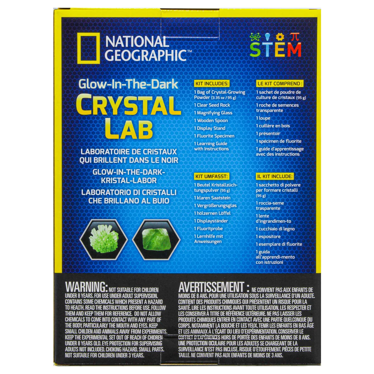 National Geographic Glow-in-the-Dark Crystal Lab
