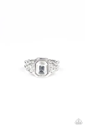 Out For The COUNTESS - White Ring - Paparazzi Accessories