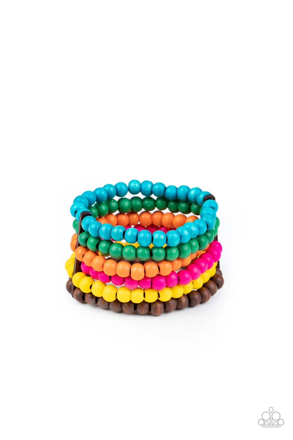 Paparazzi Diving in Maldives Bracelet Multi