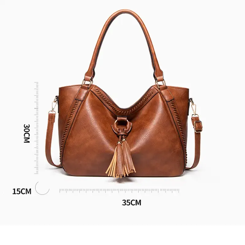 Paziye Retro Single Shoulder Tote Bag