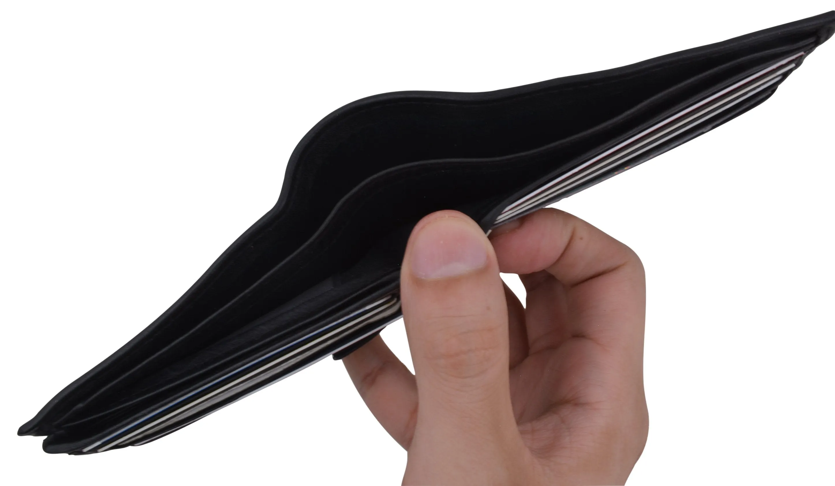 Premium Leather RFID Mens Credit Card ID Holder Wallet W/Interior Snap Closure RFIDCN1533