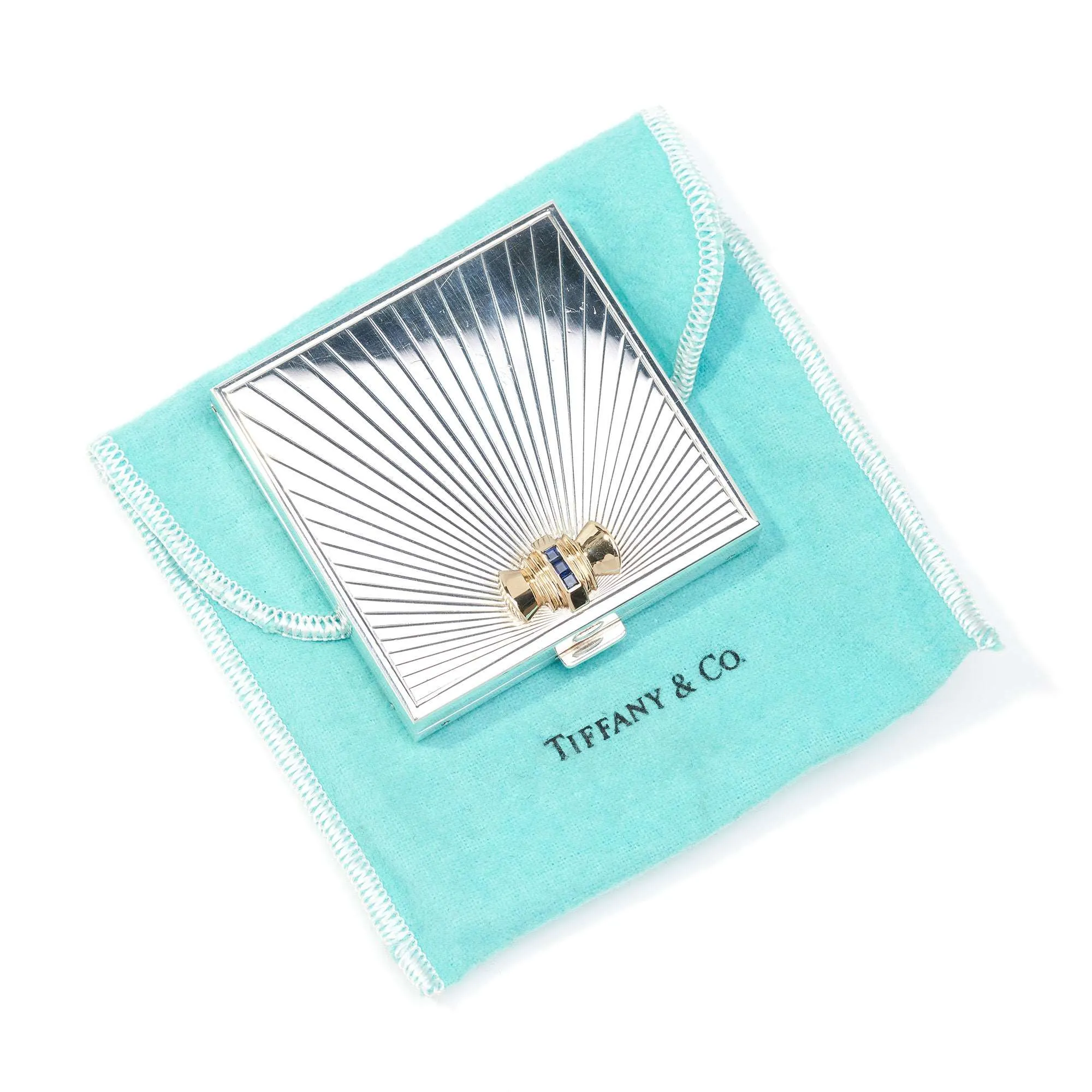 "Tiffany & Co" Art Deco Mirror Compact