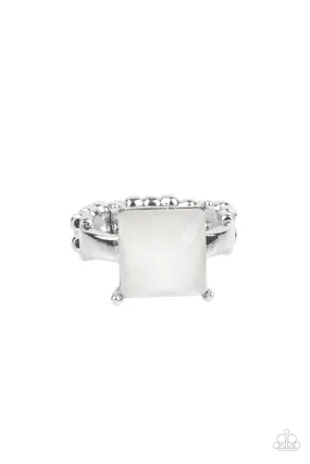 Ready For My Coronation - White Ring - Paparazzi Accessories