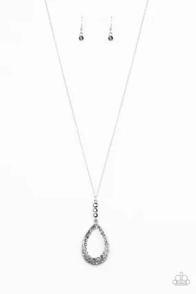 Red Carpet Royal - Silver Necklace - Paparazzi Accessories