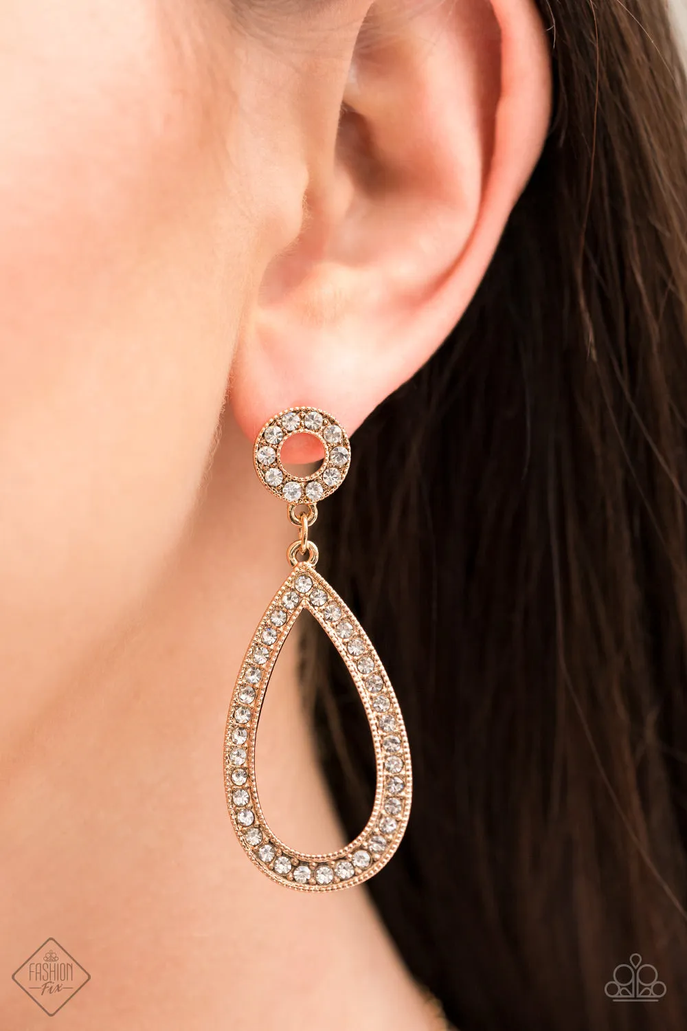Regal Revival - Gold Post Earrings - Paparazzi Accessories