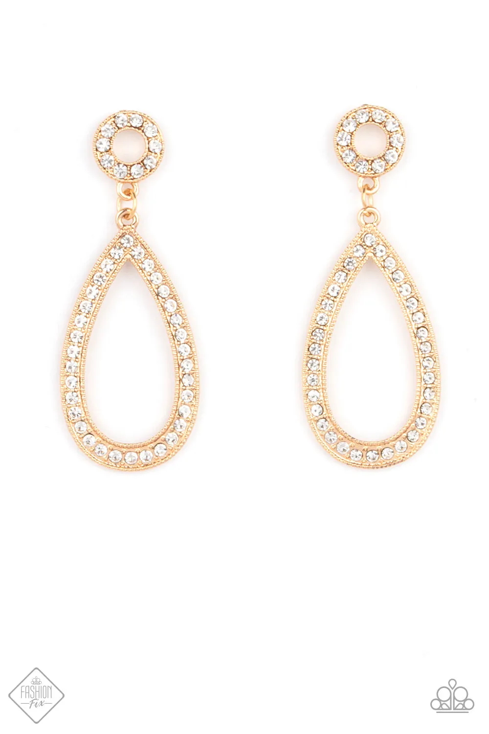 Regal Revival - Gold Post Earrings - Paparazzi Accessories