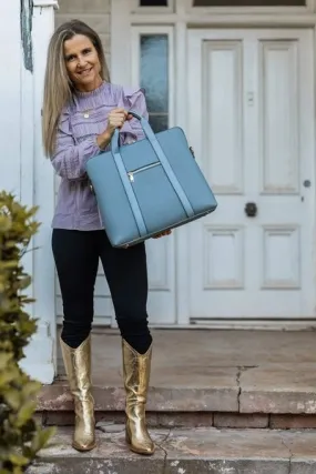 RHODES LAPTOP BAG WEDGEWOOD BLUE