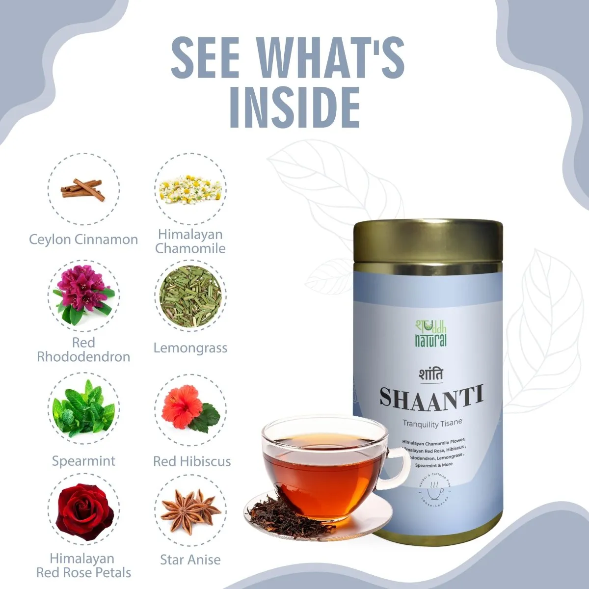 Shaanti I Floral TisaneI- 30 Cups