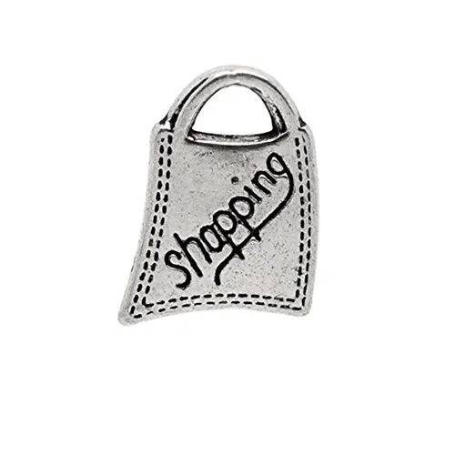 Shopping Bag Pendant for Necklace