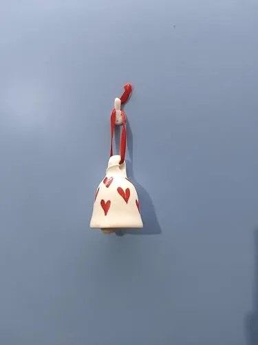 Shopping Shots Sweetheart Ceramic Bells - Set of 2 Ceramic Bells