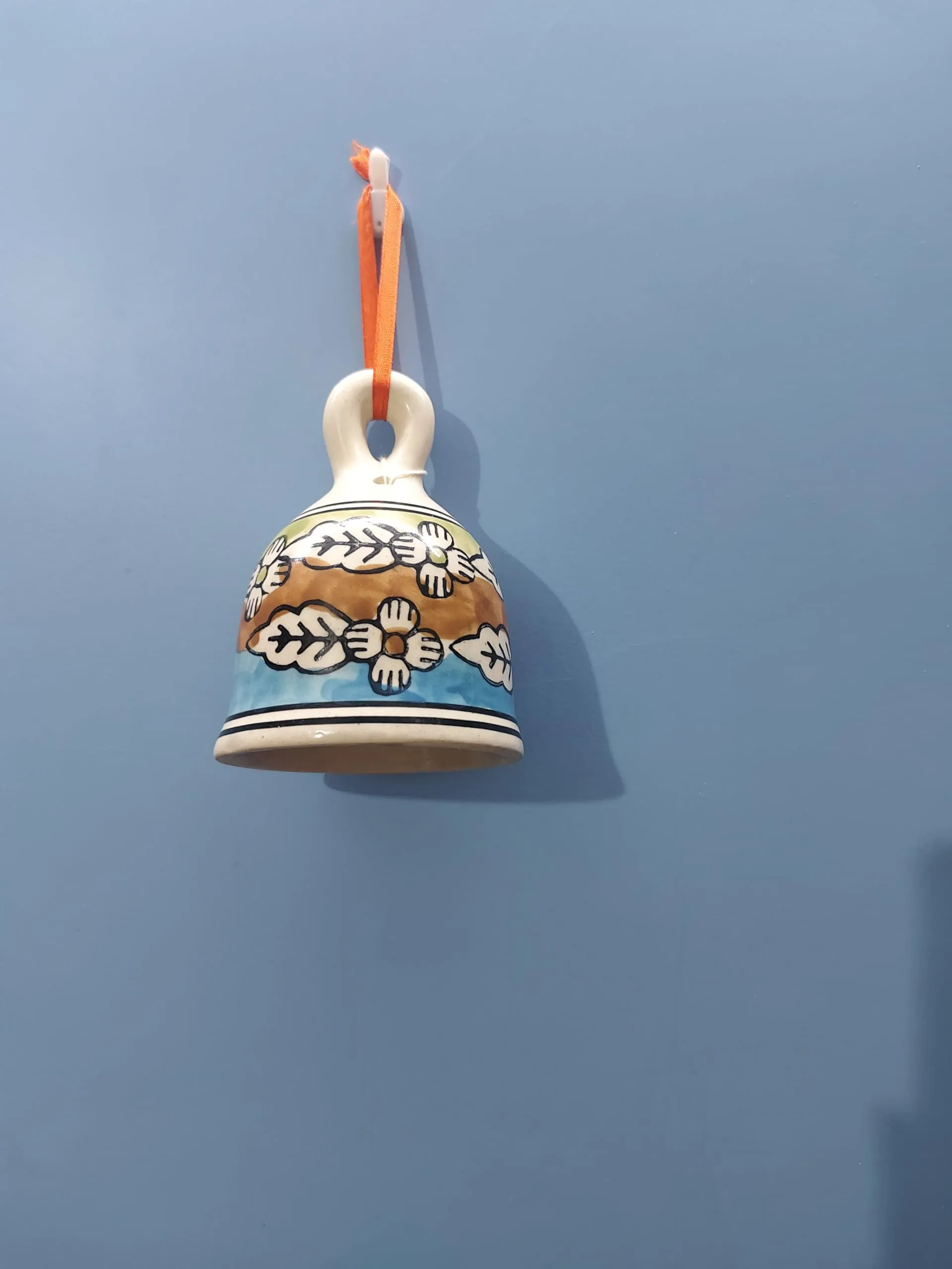Shopping Shots Wind Chyme or Bell Multicolour Ceramic Bells - Set of 2 Ceramic Bells