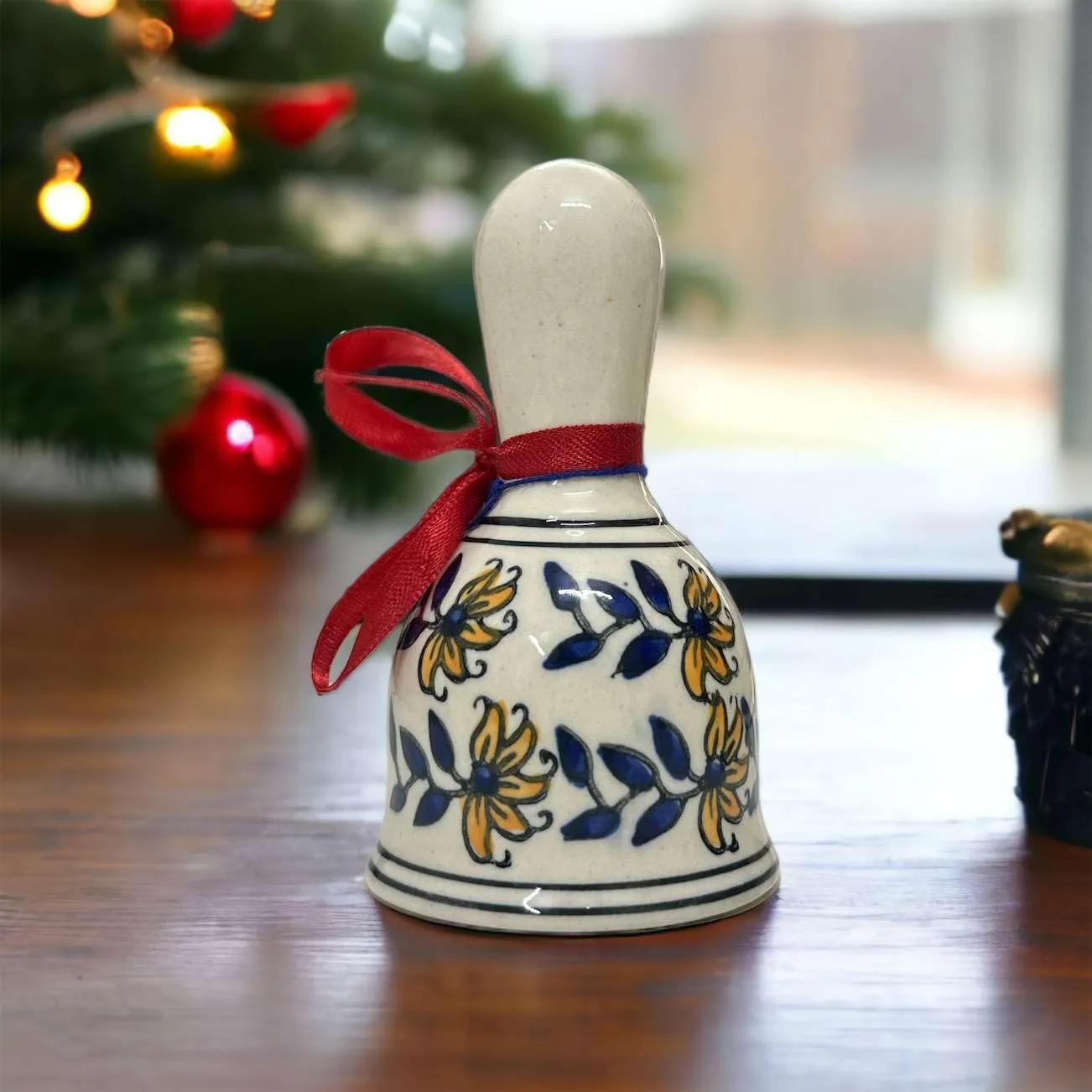 Shopping Shots Wind Chyme or Bell Multicolour Ceramic Bells - Set of 2 Ceramic Bells