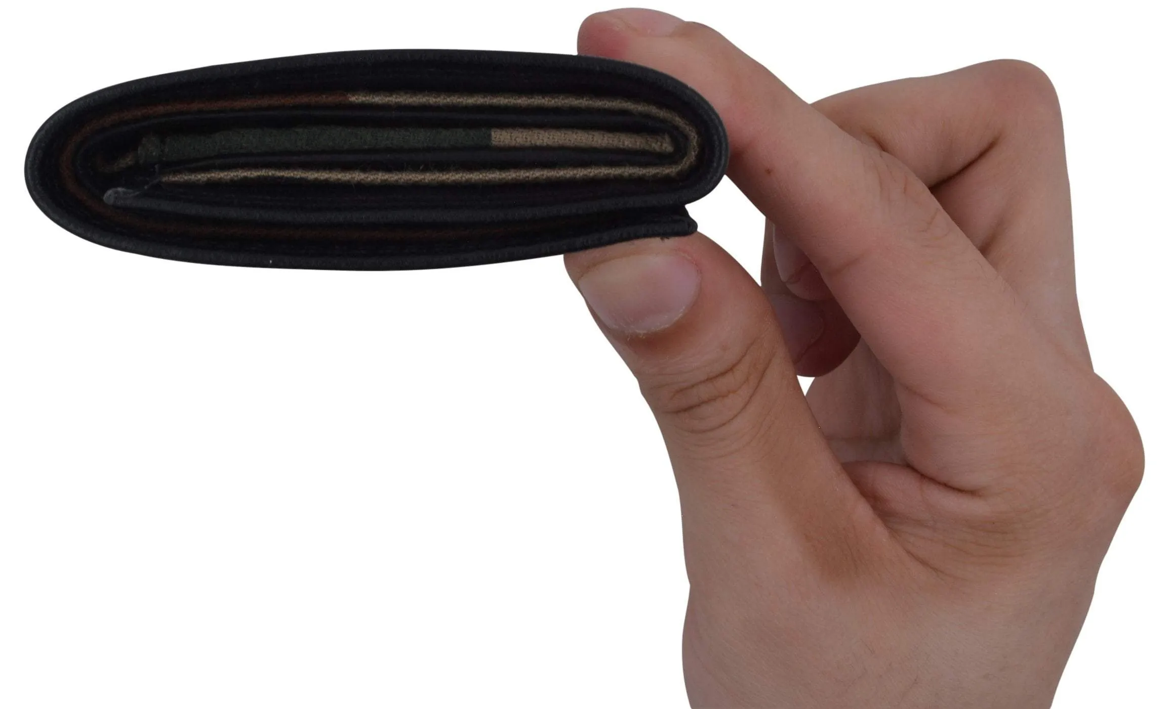 Swiss marshall men's rfid blocking premium leather classic trifold wallet