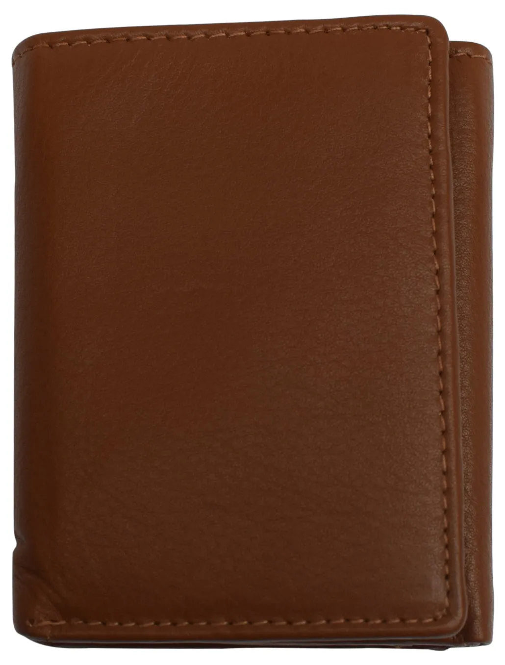 Swiss marshall men's rfid blocking premium leather classic trifold wallet
