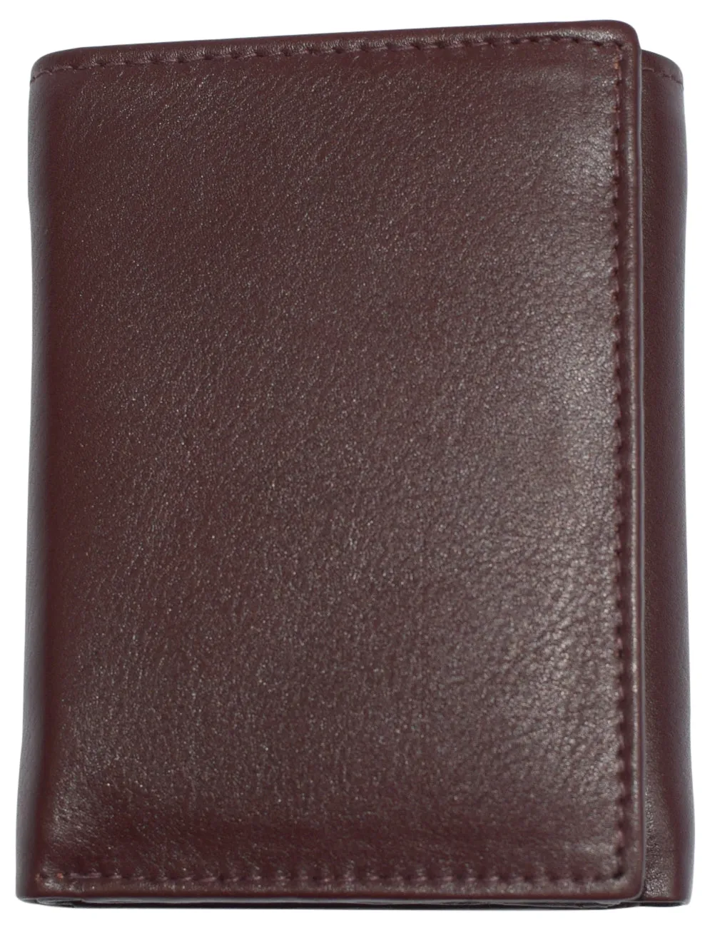 Swiss marshall men's rfid blocking premium leather classic trifold wallet