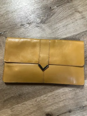 Tan Leather Clutch SOLD