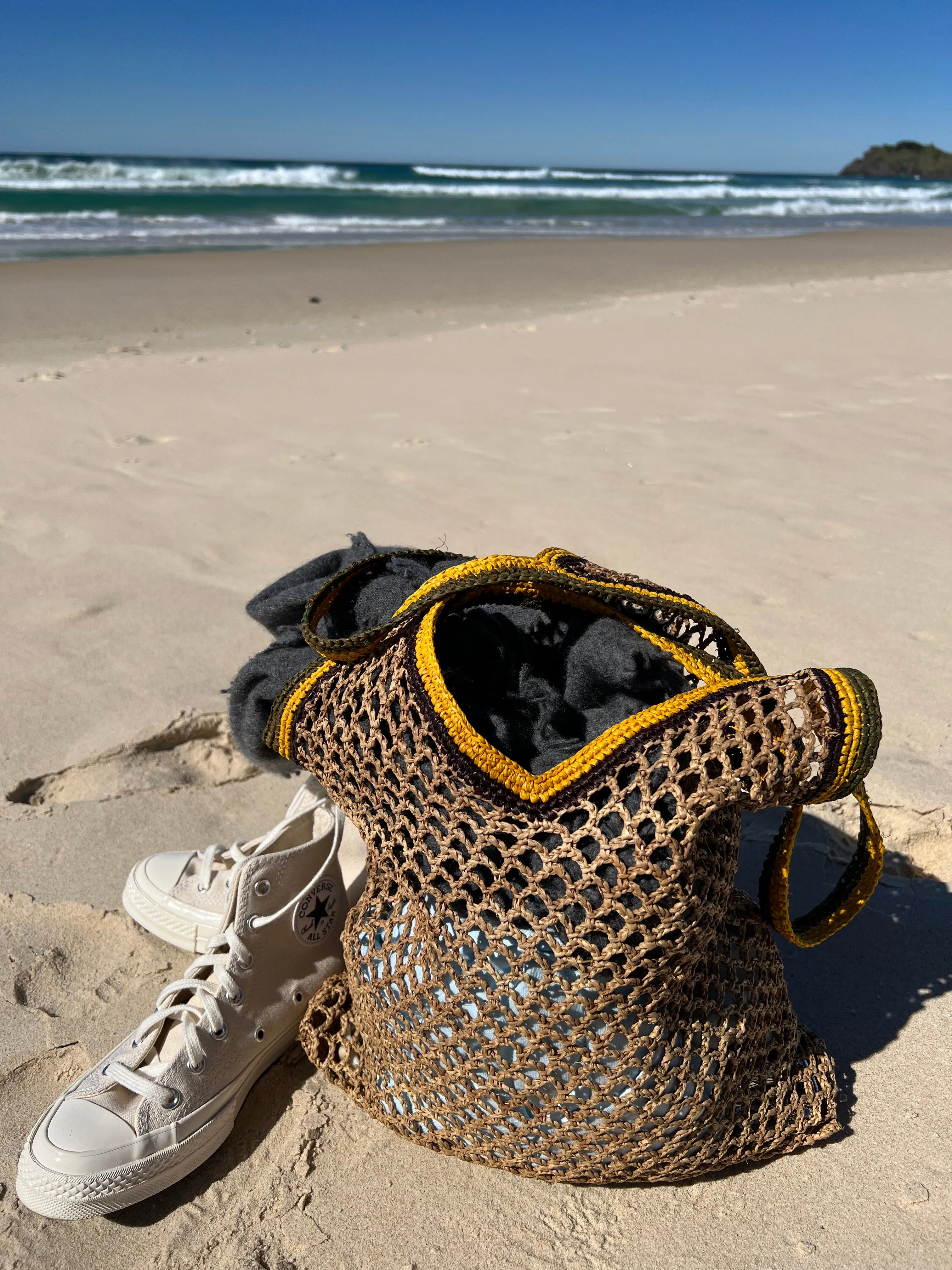 The Network Bag -Sand Sunshine mix