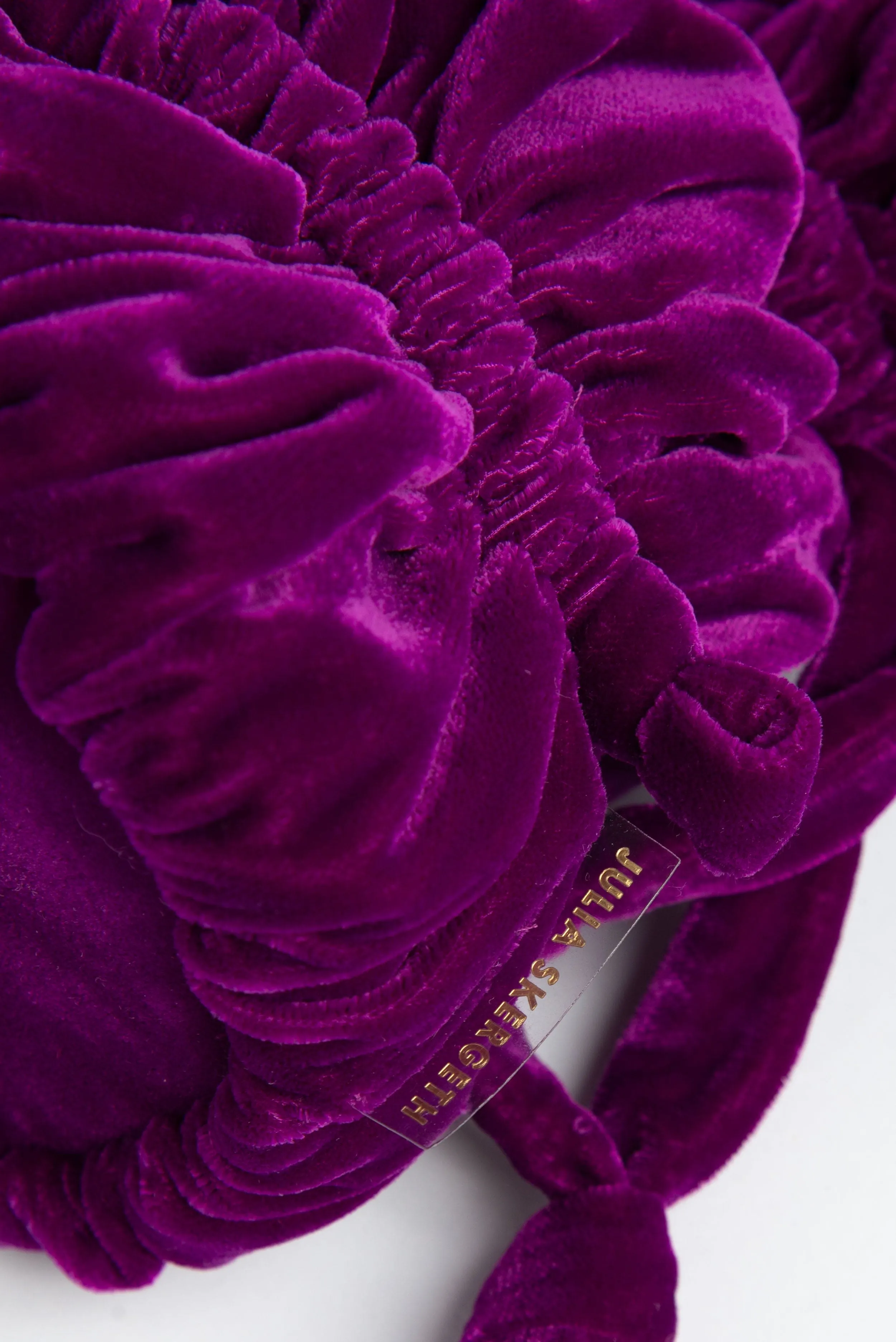 The PUFF BAG Plush Plum
