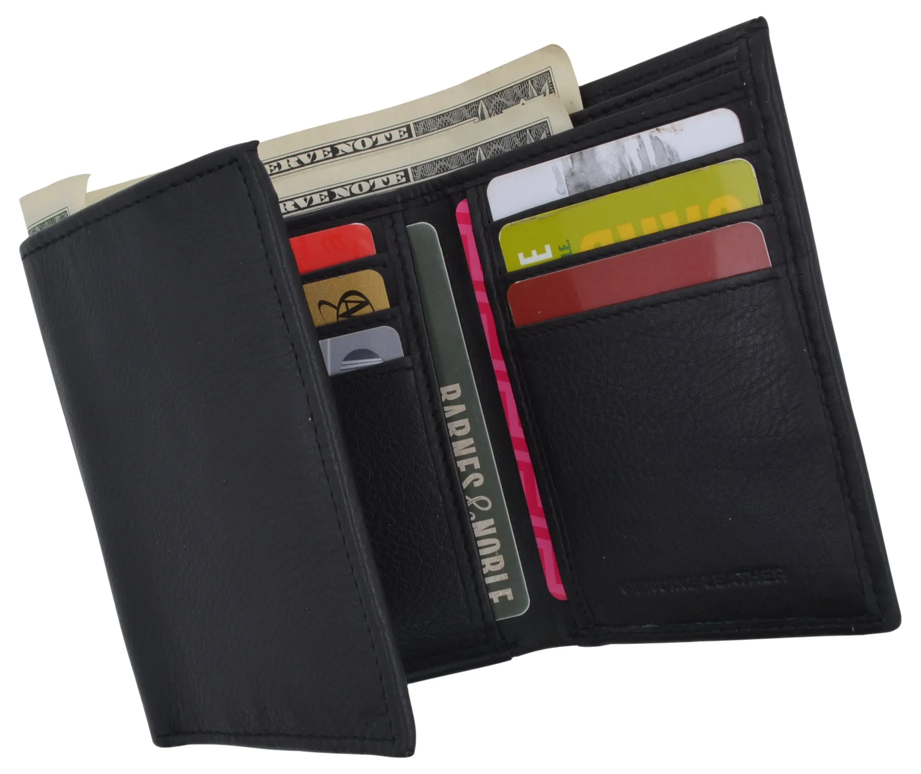 Trifold Men's RFID Blocking Premium Leather Classic Credit Card Holder Wallet