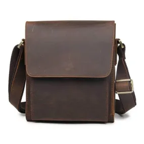 Vintage Leather CrossBody Bag