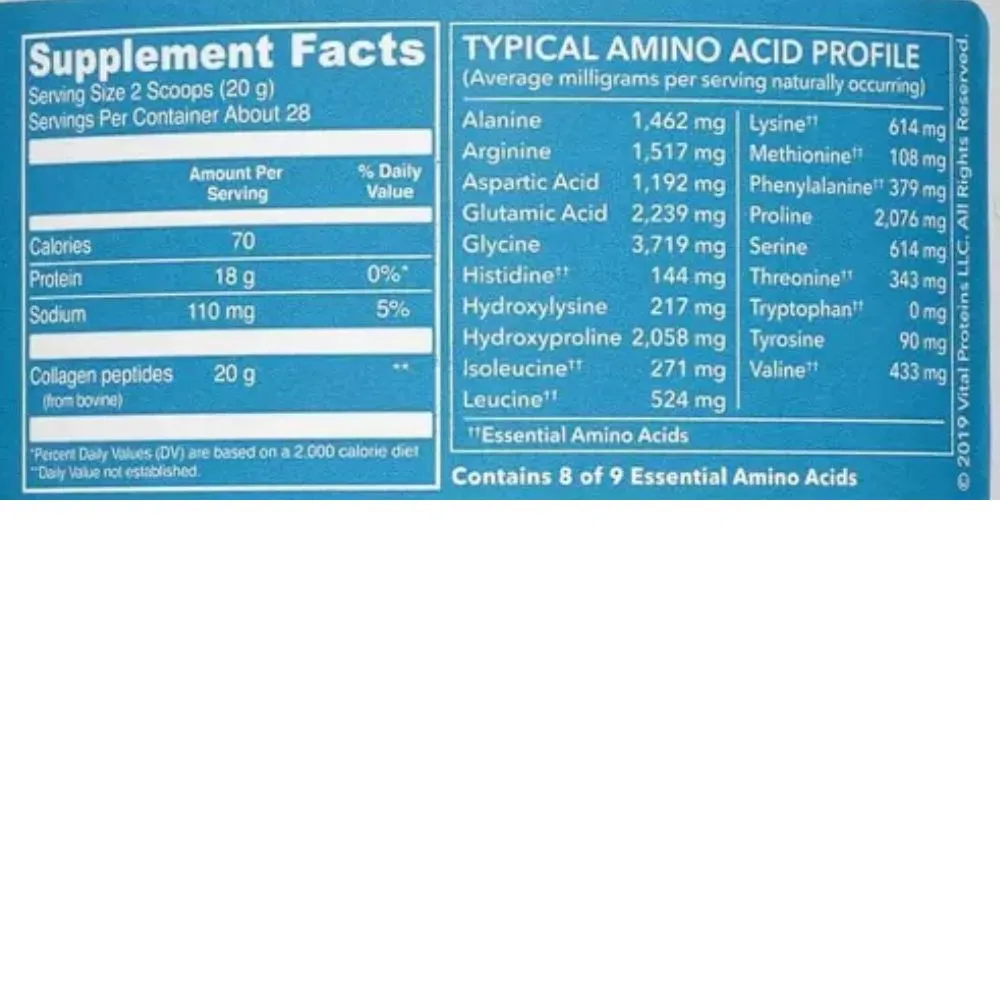 Vital Proteins Collagen Peptides 20oz