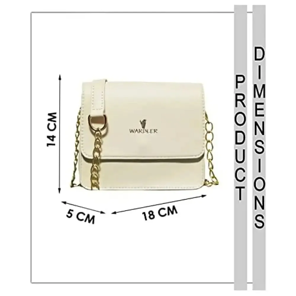 Warbler Sling Bag For Women's And Girl's | Bag Cream