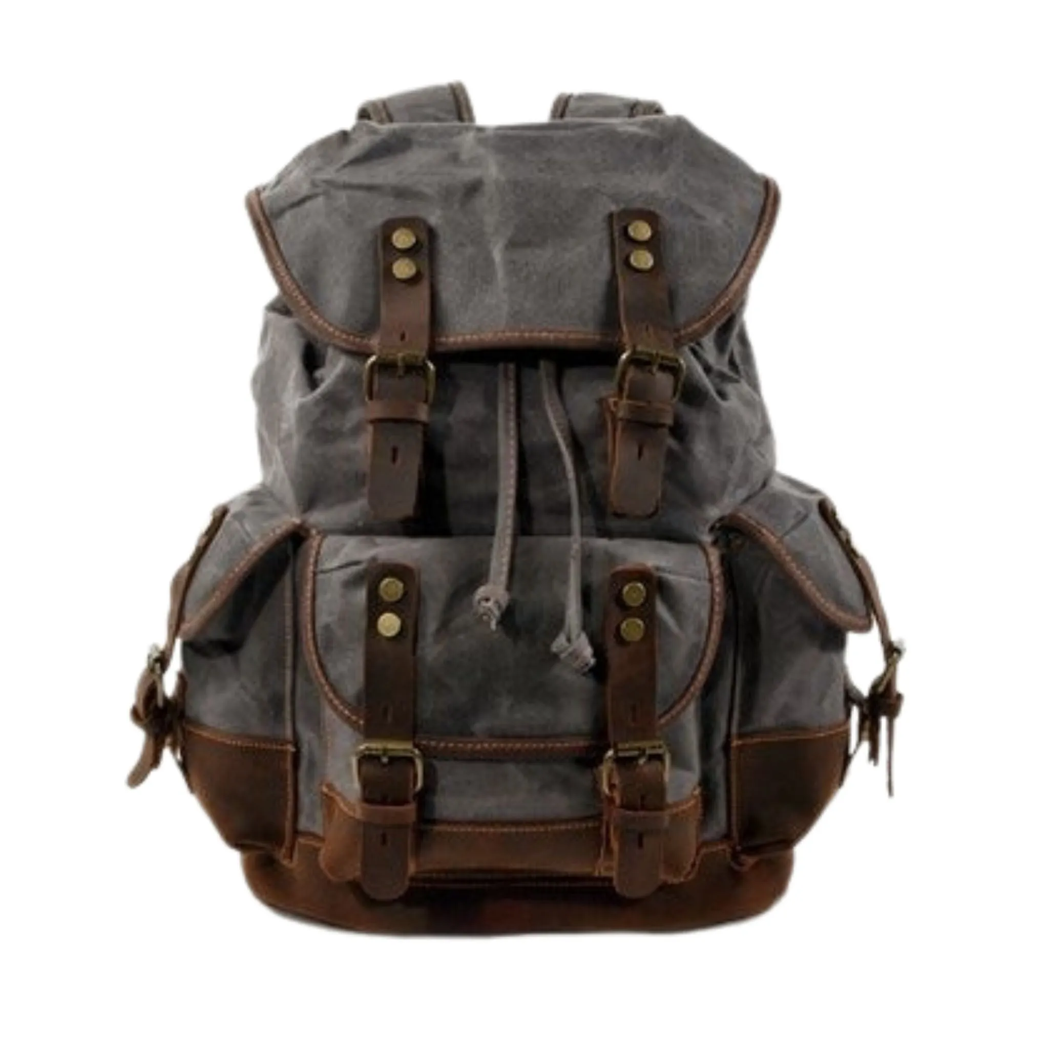 Waxed Canvas Hiking Backpack