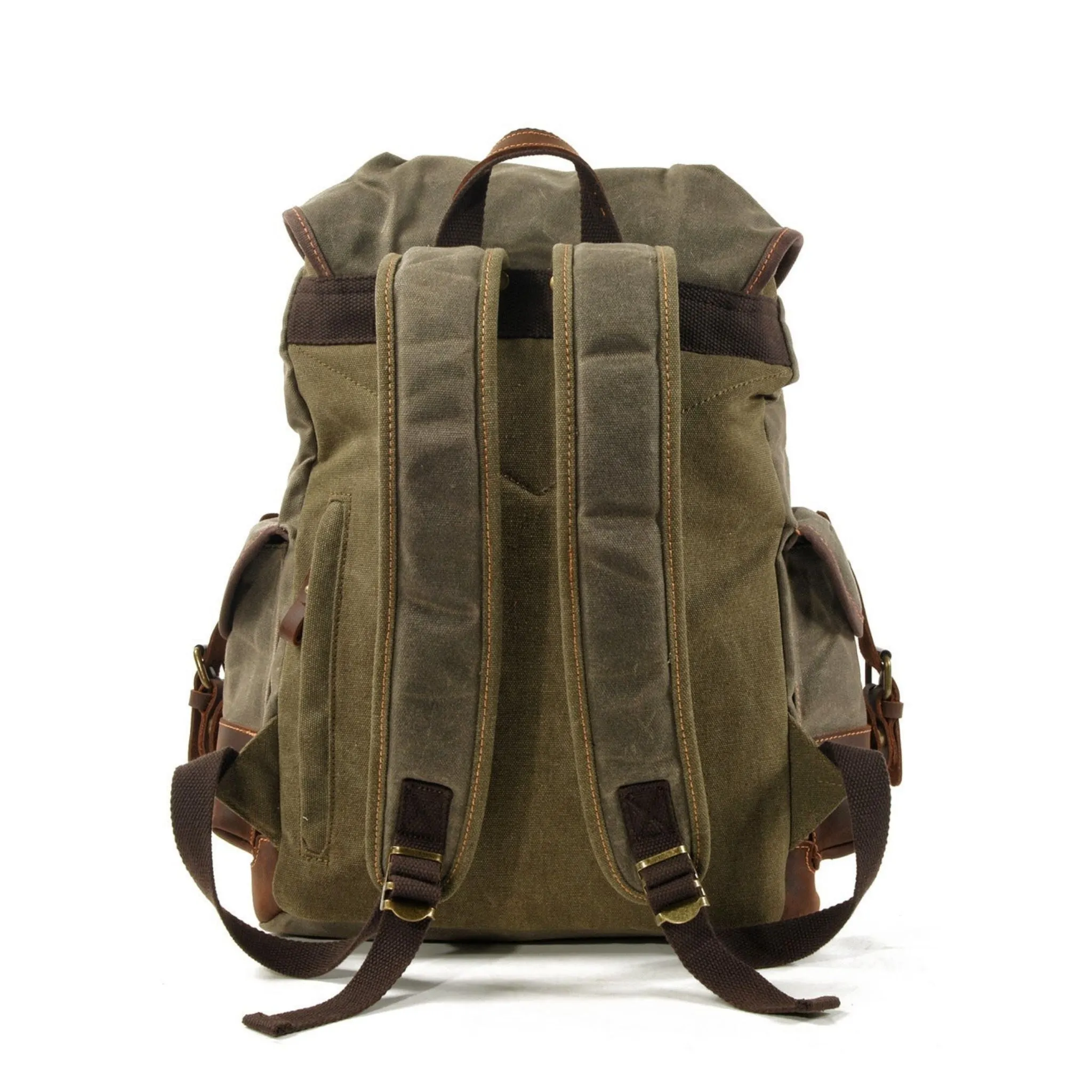 Waxed Canvas Hiking Backpack