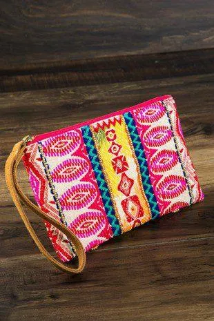Wristlet Beaded Bag
