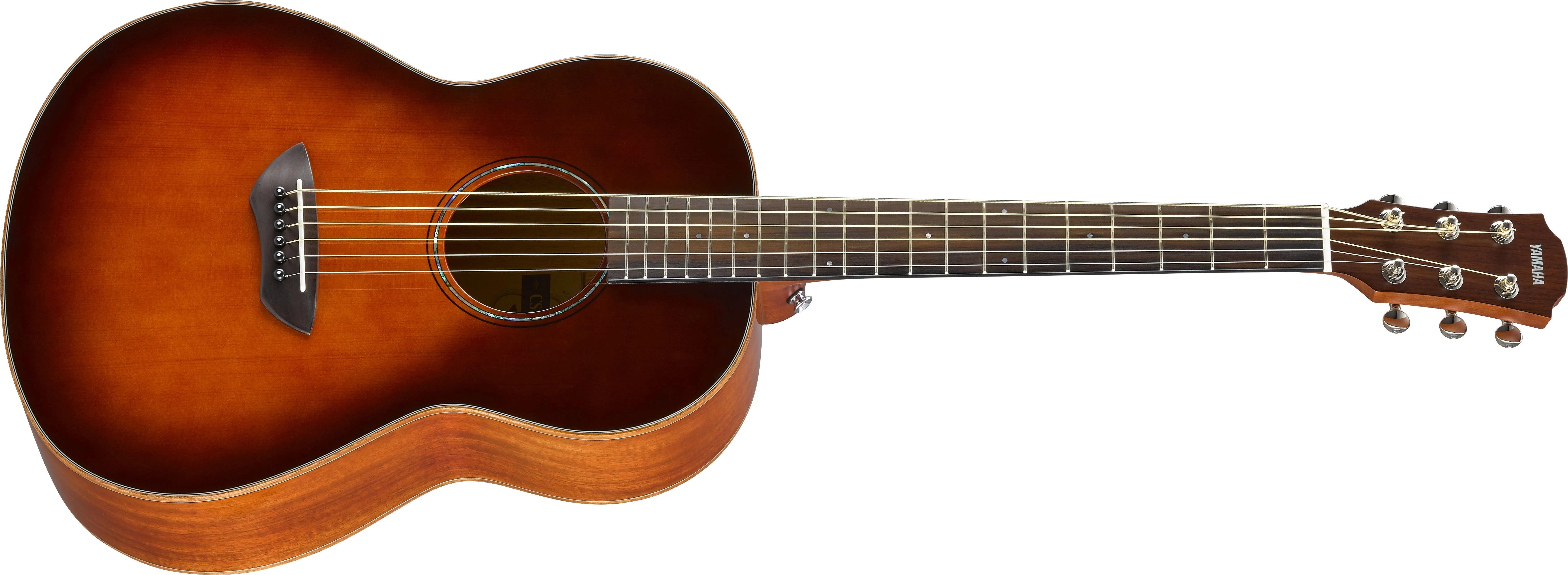 Yamaha CSF3M Tobacco Brown Sunburst smaller-size acoustic guitar.